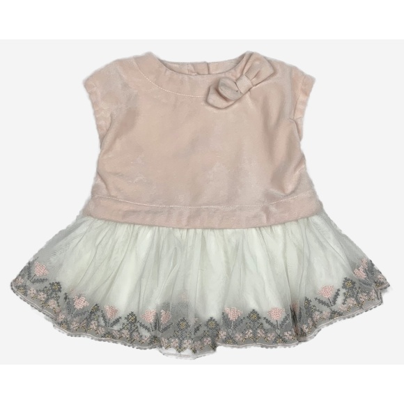 NWOT MAX STUDIO BABY GIRL DRESS , SIZE 3-6 MONTHS - Picture 1 of 4